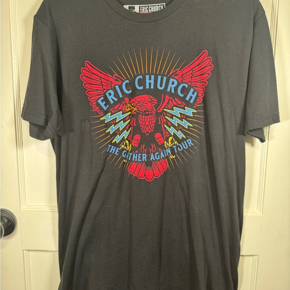 Eric Church Black 'The Gather Again Tour' Graphic Tee